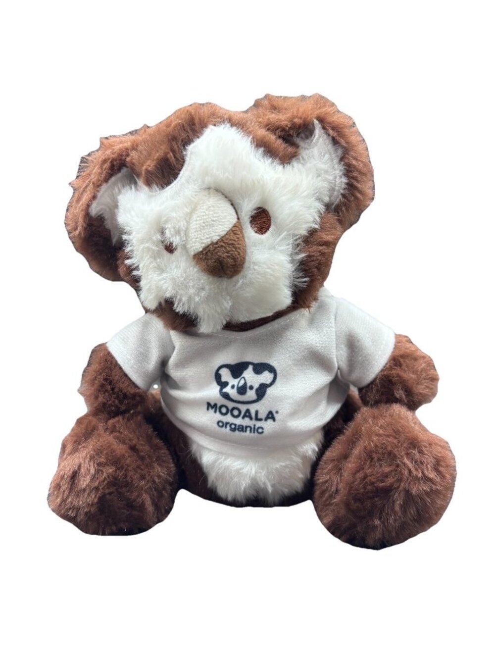 Mooala Organic Koala Bear Best Plush Stuffed Animal Toy T-shirt 8” Brown White